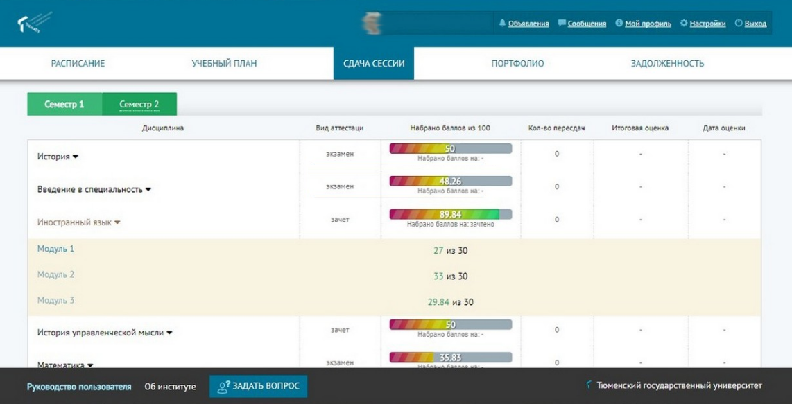 Помощь обучающимся дистанционно ТюмГУ